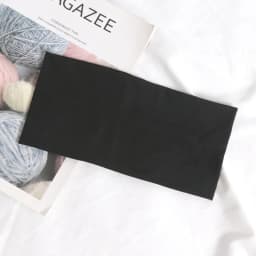 Korean Headband Running Solid Color Wide Elastic Hair Bands Women Men Sport Yoga Hairband Black Soft Wash Face Makeup Headwrap