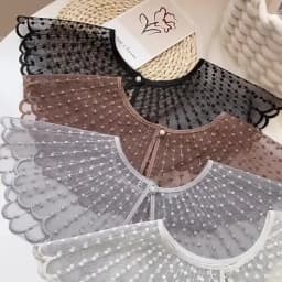 Detachable Fake Collar Fashion Lace Decorative Shirt Dress Fake Collar Dickey Collar for Women Blouse