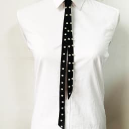 A Handmade Women's Jk School-Style Solid Color Narrow Elastic Band Tie, Diamond Accessories, Suitable for Daily Fashion Wear, Jk Shirts, Uniforms, Events, Performances, Etc