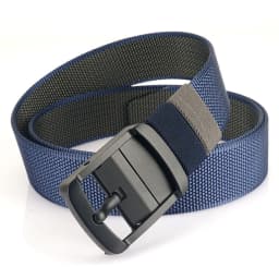 Rotating Buckle Reversible Adjustable Nylon Belt Youth Unisex Casual Canvas Woven Strap Fashion