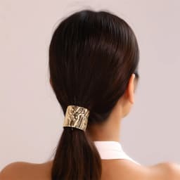 Horsetail Holder Retro Metal Lava Hairpin Korean Hair Accessories Ponytail Holder Head Bands Headwear Hair Ties Women Lady Girl