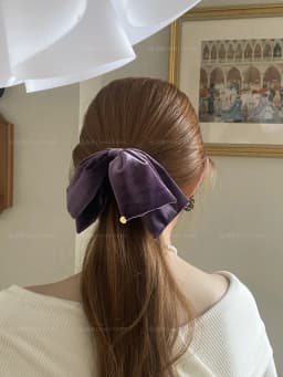2025 Advanced Feeling Bow Hair Claw Velvet Bowknot Hairpin Crab Clip Back of Head Barrettes For Women Girls Hair Accessories