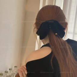 2025 Advanced Feeling Bow Hair Claw Velvet Bowknot Hairpin Crab Clip Back of Head Barrettes For Women Girls Hair Accessories