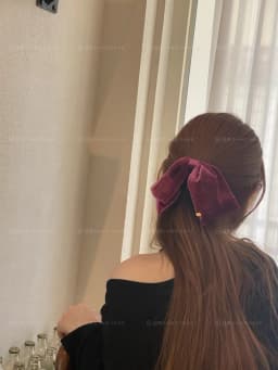 2025 Advanced Feeling Bow Hair Claw Velvet Bowknot Hairpin Crab Clip Back of Head Barrettes For Women Girls Hair Accessories