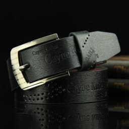 Durable Cowboy Leather Belt Casual Vintage Pin Buckle Waistband Pants Bands Men's Belt