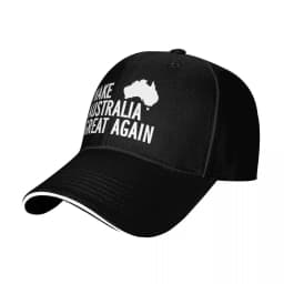 Make Australia Great Again Baseball Cap White Logo Kpop Rock Breathable Hip Hop Hats Men Adult Fashion Baseball Caps