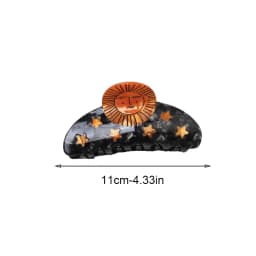 1pc Korean version of the minority acetic acid clip creative design sun star shark clip back of the head hair accessories