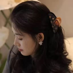 1pc Korean version of the minority acetic acid clip creative design sun star shark clip back of the head hair accessories