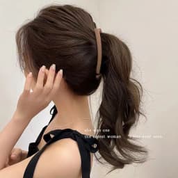 5pcs/4pcs Matte Banana Clip Vertical Clip Hair Clip on the Back of the Head, New Hairpin Seamless Ponytail Clip Headpiece