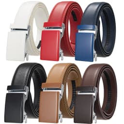 New Men Belt Fashion Alloy Automatic Buckle Belt Business Affairs Casual Decoration Belt Men's Belts 3.5cm Black Blue Red Coffee