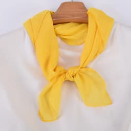 Women 65x65CM Fashion Casual Monochrome Handkerchief Lightweight And Soft Chiffon Scarf Party Gift