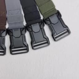 Tactical Belt Men's Elastic Webbing - Military Nylon Stretch Breathable Waistband for Outdoor Training Pants
