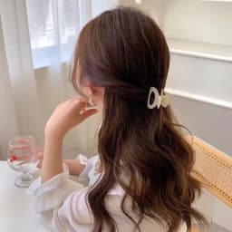 1/4pcs Acrylic Claw Clip Fashion Half-up Hair Clip for Back of Head, Small Size, Elegant Shark Clip for Women