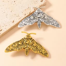 1pc Stylish alloy Vintage Moth bobby pins are ideal for everyday use