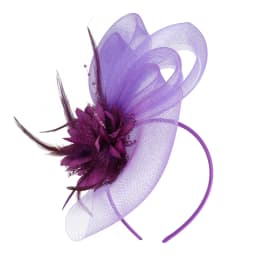 2025 New Fascinator Feathers Mesh Ribbons Brides Hair Accessories Headband or a Clip Cocktail Tea Party Headwewar Wedding