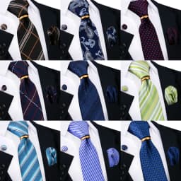 Men Tie Ring Gold Metal 8cm Necktie For Man Handkerchief Cufflinks Metal Ring Brooch Pin Set Luxury Wedding Party Ties Gifts