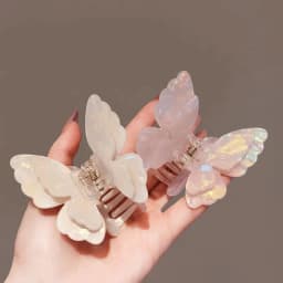 Fashion Fairy Butterfly Hair Claw for women Sweet Hair Clip girls Butterfly hairclaw Shark Hairpin Lady Crab Hair pin Headwear