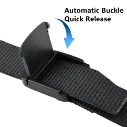 Outdoor waist belt, men's and women's mountaineering anti slip nylon belt, non perforated tactical waist belt