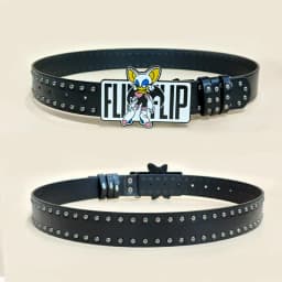 Unisex Cartoon Cat Sonic Jeans Belt Gothic Y2k High-end Luxury Designer Belts For Women Black Rivet Punk Accessory Men Waistband