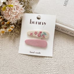 2Pcs Girls Sweet Hair Clip Headwear Bow Love Cute Bb Clips Pink Hairpin Fashionable Lovely Princess Sisters Hair Accessories