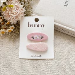 2Pcs Girls Sweet Hair Clip Headwear Bow Love Cute Bb Clips Pink Hairpin Fashionable Lovely Princess Sisters Hair Accessories
