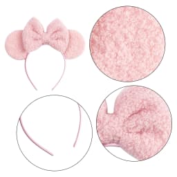 New Classic Cute Mouse Ears Chic Headband 5"Bow Girls And Kids Hairband Festival Cosplay DIY Hair Accessories Christmas Gift