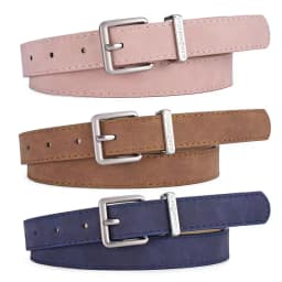 Retro frosted belt for women's summer versatile trend silver needle buckle digital fashion personalized decoration belt