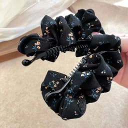 1pc Cloud Small Floral Banana Clip, Enhances Hair Volume, Women's High-End New Back-of-Head Hair Bun Clip Hair Accessories