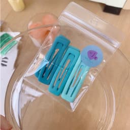 6pcs Matt Alloy Hair Clips Rectangle Gradient Candy Color 6cm Bobby Pin Non-slip No Crease Hairpin Women Girls Barrette Headwear