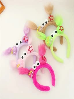 Spring and Summer New Style Ugly Doll Hairband with Quirky Ears, Cute Headband, Girly Dopamine Cartoon Plush Funny Hairband, Hair Accessory, Headwear for Women