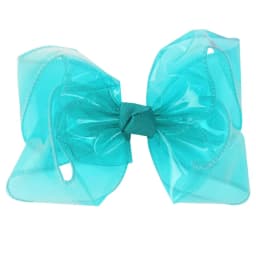 PVC Jelly Bow Hair Clip Waterproof Transparent Hairpin Sweet Summer Beach Swim Hairpins Girl Children Headdress Hair Accessories