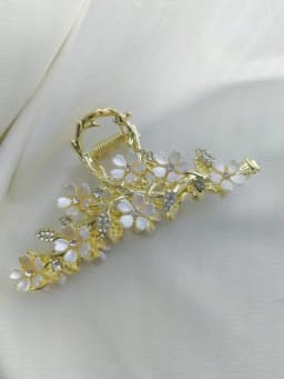 1Pcs Fashion Antique Rose Tassels Hair Claws elegant temperament For Women Girls Party Hair Accessories
