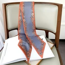 Design Print Skinny Scarf Plaid Horse Hairband Scarves Women Narrow Scarfs Bag Ribbons Luxury Brand Wrist Towel Foulard
