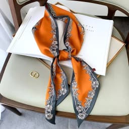 Design Print Skinny Scarf Plaid Horse Hairband Scarves Women Narrow Scarfs Bag Ribbons Luxury Brand Wrist Towel Foulard