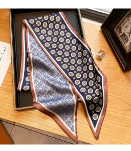Design Print Skinny Scarf Plaid Horse Hairband Scarves Women Narrow Scarfs Bag Ribbons Luxury Brand Wrist Towel Foulard