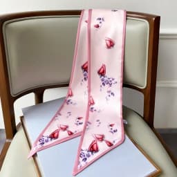 Design Print Skinny Scarf Plaid Horse Hairband Scarves Women Narrow Scarfs Bag Ribbons Luxury Brand Wrist Towel Foulard