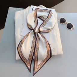 Design Print Skinny Scarf Plaid Horse Hairband Scarves Women Narrow Scarfs Bag Ribbons Luxury Brand Wrist Towel Foulard