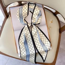 Design Print Skinny Scarf Plaid Horse Hairband Scarves Women Narrow Scarfs Bag Ribbons Luxury Brand Wrist Towel Foulard