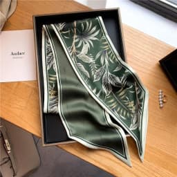 Design Print Skinny Scarf Plaid Horse Hairband Scarves Women Narrow Scarfs Bag Ribbons Luxury Brand Wrist Towel Foulard