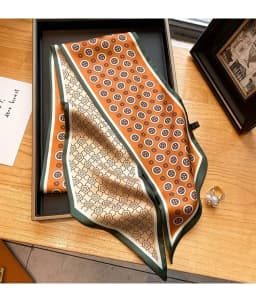 Design Print Skinny Scarf Plaid Horse Hairband Scarves Women Narrow Scarfs Bag Ribbons Luxury Brand Wrist Towel Foulard
