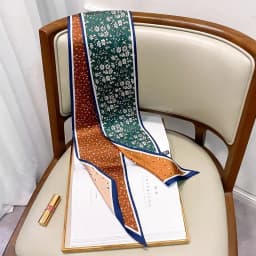 Design Print Skinny Scarf Plaid Horse Hairband Scarves Women Narrow Scarfs Bag Ribbons Luxury Brand Wrist Towel Foulard