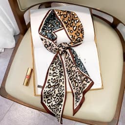 Design Print Skinny Scarf Plaid Horse Hairband Scarves Women Narrow Scarfs Bag Ribbons Luxury Brand Wrist Towel Foulard