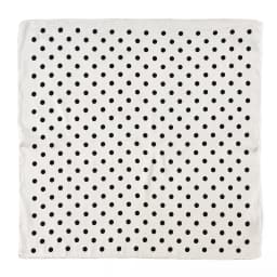 60cm Dot Printed Square Scarf Summer Lightweight Head Cover Shawl With Adjustable Strap For Women Bag Accessories