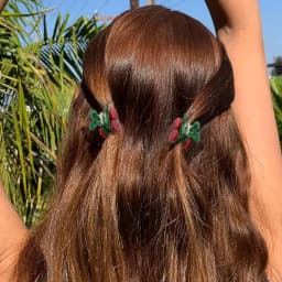 1pc Acetate Material Cherry Mini Claw Clip Side Bangs Clip Cute Hair Clip Headband