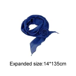 Fashion Luxury Chiffon Scarf Elegant Trendy Floral Scarf Shawl Versatile Detachable Rose Decor Neck Scarf For Women Girls Gifts