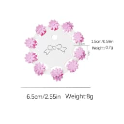10PCS Cute Star Butterfly Small Hair Claw Crab Hair Clips Girls Childs Mini Cartoon Hair Clamps Baby Headwear Accessories Sets