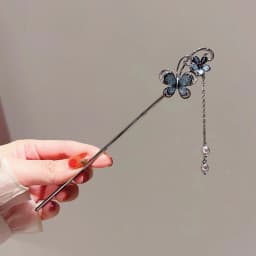 Modern Hair Stick Flower Metal Hairpin Forks For Women Hair Chopsticks Hair Accessories New Chinese Hanfu Hair Jewelry Gifts