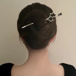 Modern Hair Stick Flower Metal Hairpin Forks For Women Hair Chopsticks Hair Accessories New Chinese Hanfu Hair Jewelry Gifts