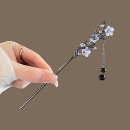 Modern Hair Stick Flower Metal Hairpin Forks For Women Hair Chopsticks Hair Accessories New Chinese Hanfu Hair Jewelry Gifts