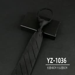 Ties men's formal business groomwedding student women's professional shirt red black blue zipper lazy person neck tie